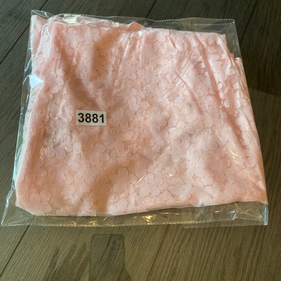 Blanca Astra Oversized Lace Short Sleeve Shirt Pale Pink 33881 - Picture 11 of 12